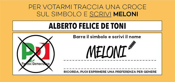 Scrivi Eleonora Meloni